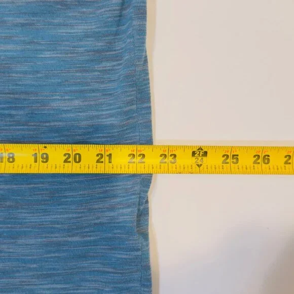 Nike Tech Knit Button Collar Shirt Men’s Medium Blue Blend - Picture 6 of 12